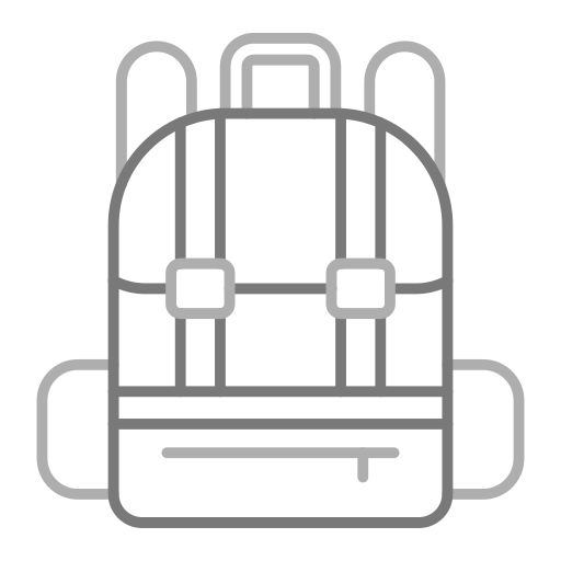 rucksack Generic Grey icon