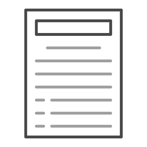 Document Generic Grey icon