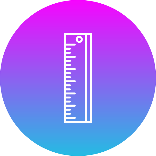 ルーラー Generic Flat Gradient icon