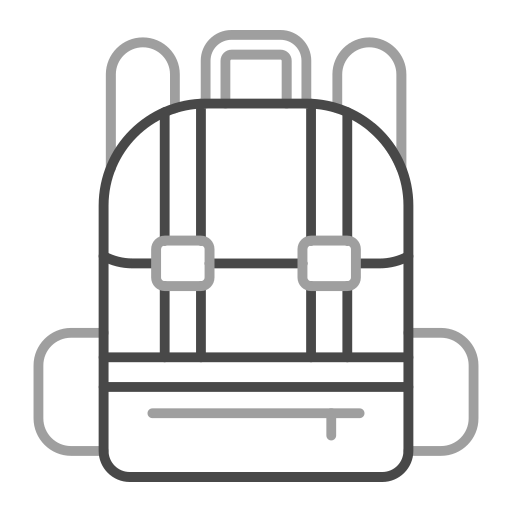 Bagpack Generic Grey icon