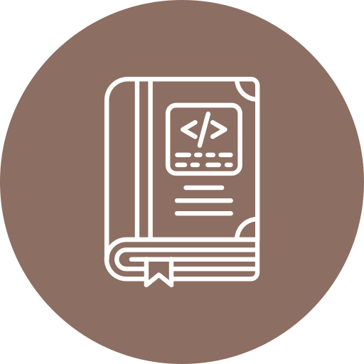 codeer boek Generic Flat icoon