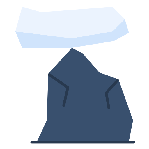 skały Generic Flat ikona