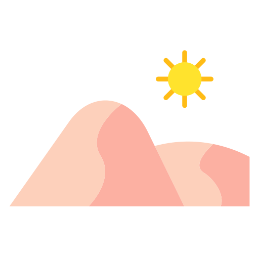 모래 언덕 Generic Flat icon