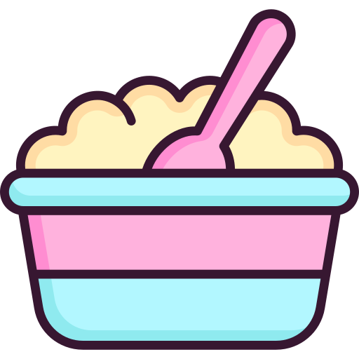 jedzenie dla dzieci SBTS2018 Lineal Color ikona