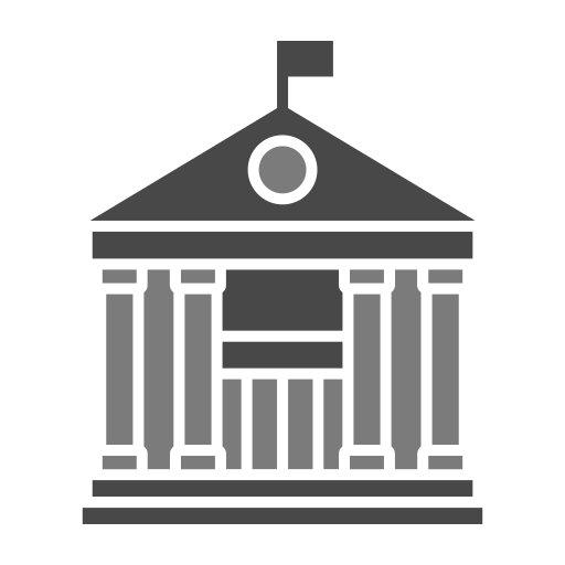 政府の建物 Generic Grey icon