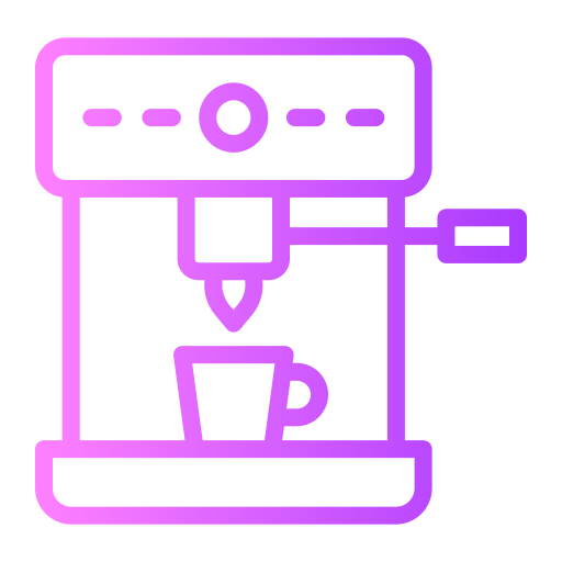 Coffee machine Generic Gradient icon