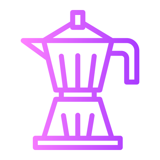 preparadora de café Generic Gradient icono