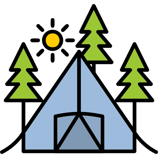 acampamento Generic Outline Color Ícone