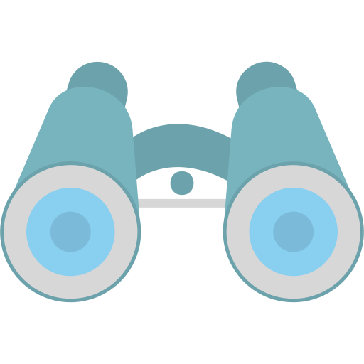 Binocular Generic Flat icon