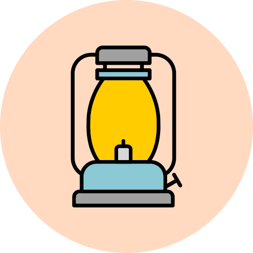 lampa gazowa Generic Outline Color ikona