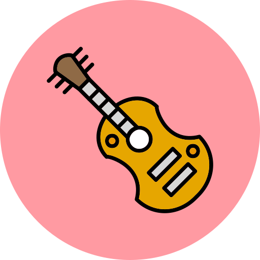 ギター Generic Outline Color icon