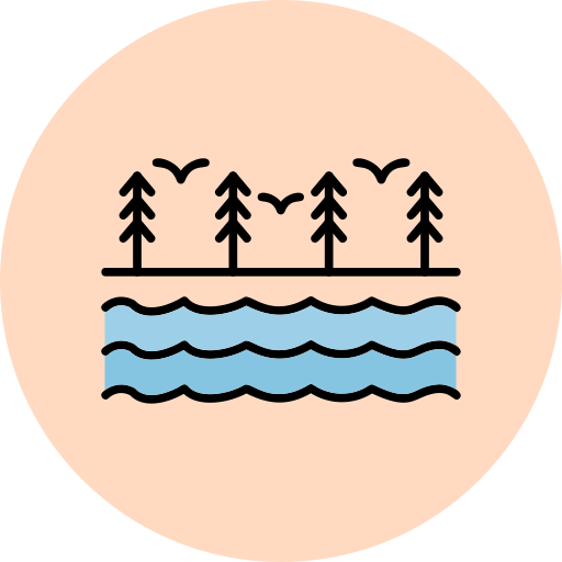 River Generic Outline Color icon