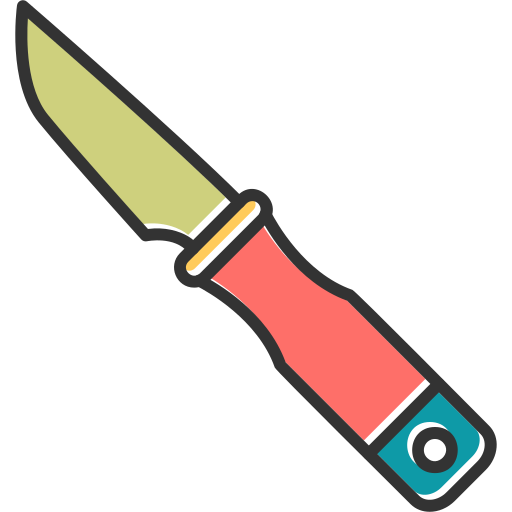 lâmina de faca Generic Color Omission Ícone