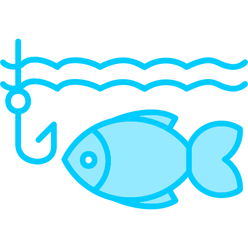Ловля рыбы Generic Blue иконка