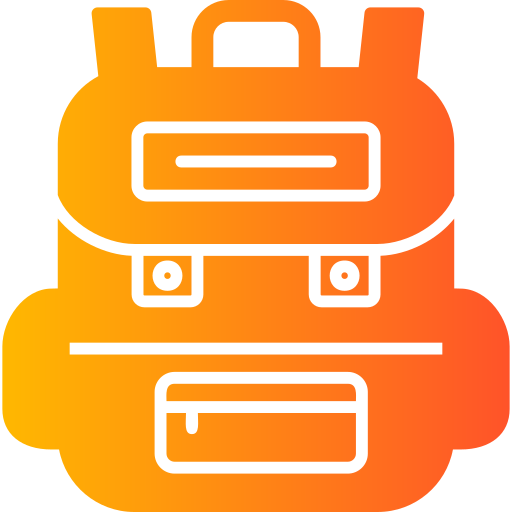 rucksack Generic Flat Gradient icon