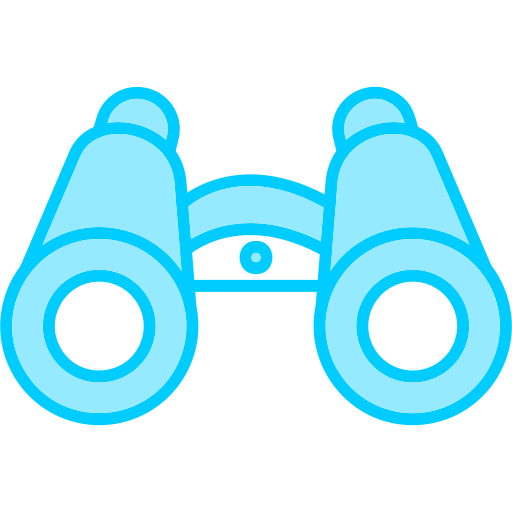 binoculaire Generic Blue Icône