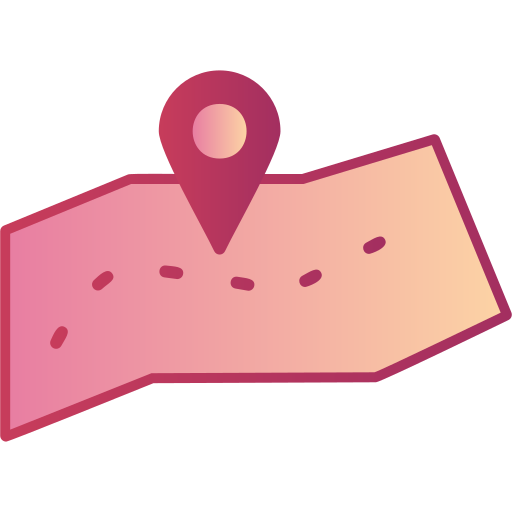 mapa Generic Flat Gradient ikona