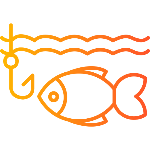Ловля рыбы Generic Gradient иконка