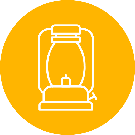 lámpara de gas Generic Flat icono