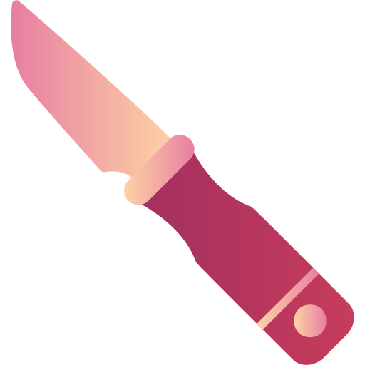 hoja de cuchillo Generic Flat Gradient icono
