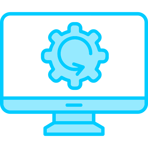 Data processing Generic Blue icon