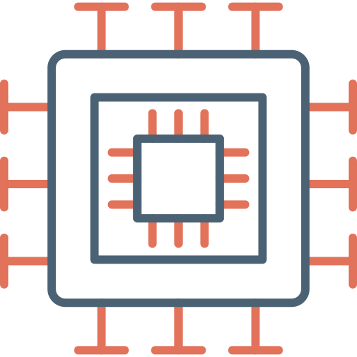Chip Generic Outline Color icon