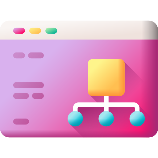 sitemap 3D Color icoon