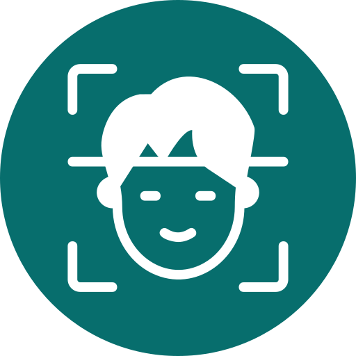 Face recognition Generic Mixed icon