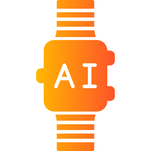 reloj inteligente Generic Flat Gradient icono