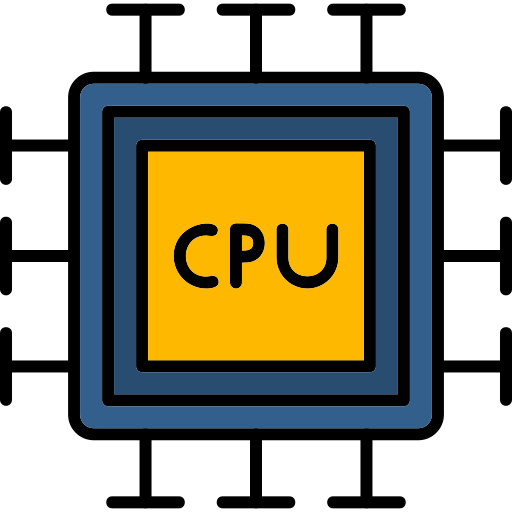 cpu Generic Outline Color icoon