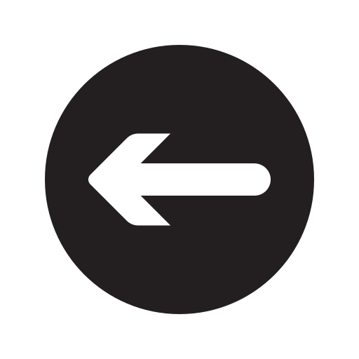 Left arrow Generic Glyph icon