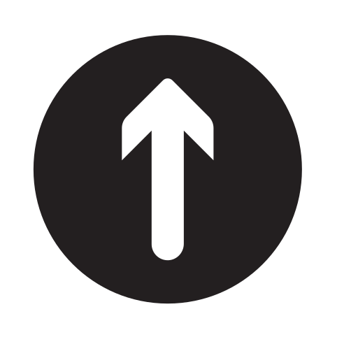 Up arrow Generic Glyph icon