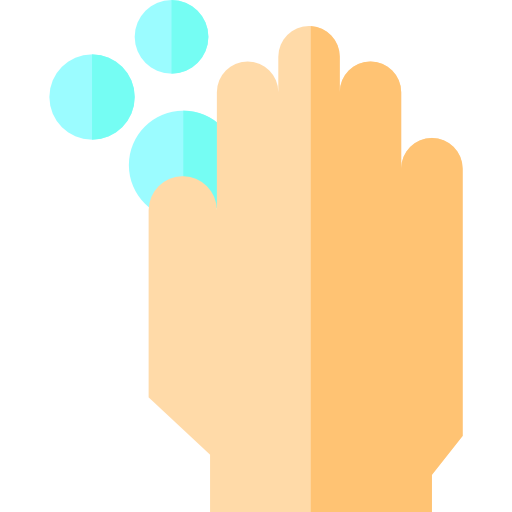 WASHING HANDS Basic Straight Flat icon