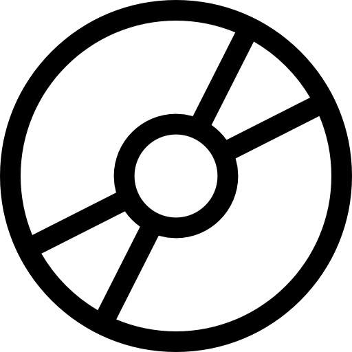 디스크 Basic Straight Lineal icon