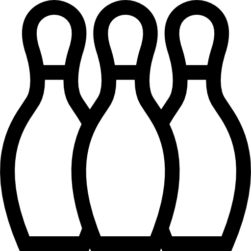 ボウリング Basic Straight Lineal icon
