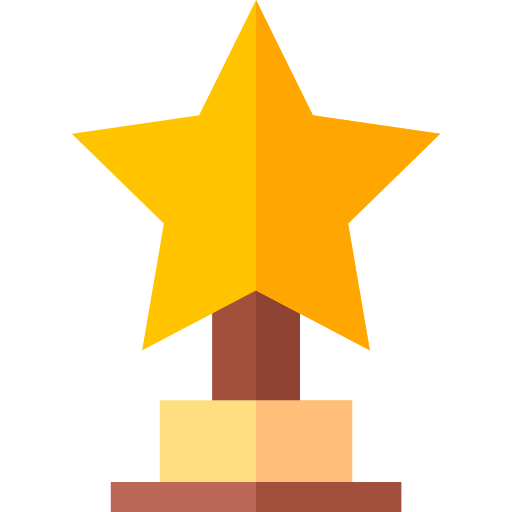 Award Basic Straight Flat icon