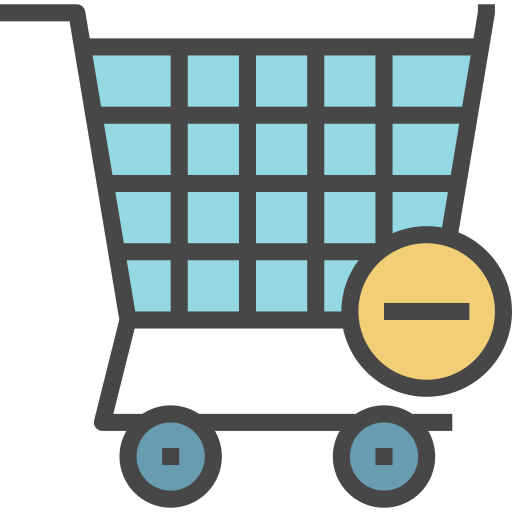 Shopping cart Becris Lineal color icon