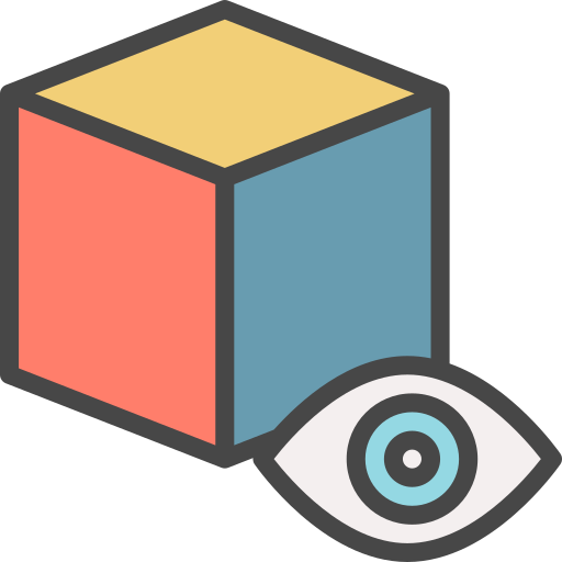 Cube Becris Lineal color icon