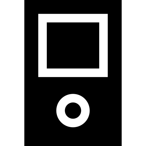 walkman Basic Straight Filled icono