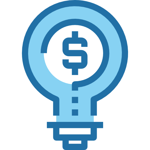 Dollar Accurate Blue icon