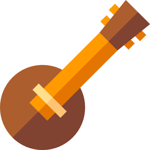 banjo Basic Straight Flat icono