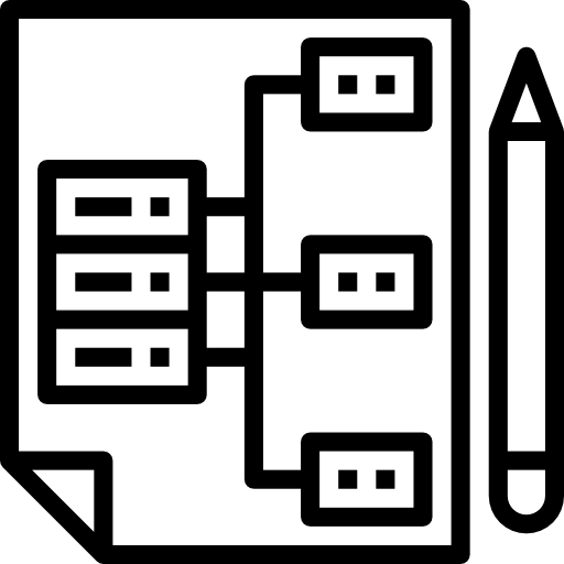 Hierarchical structure Becris Lineal आइकन