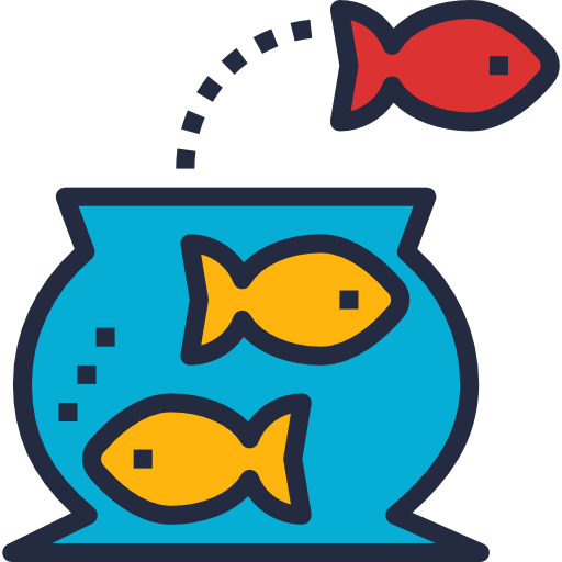 金魚鉢 Becris Lineal color icon