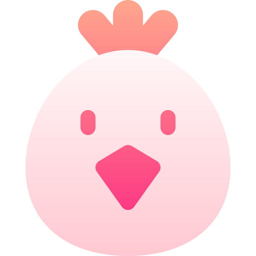 pollo Basic Gradient Gradient icono