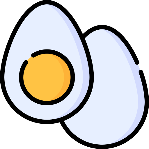 ugotowane jajko Special Lineal color ikona