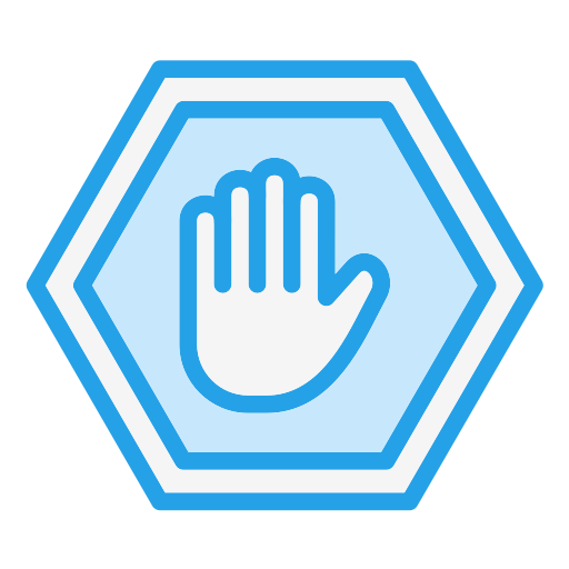 Ad block Generic Blue icon