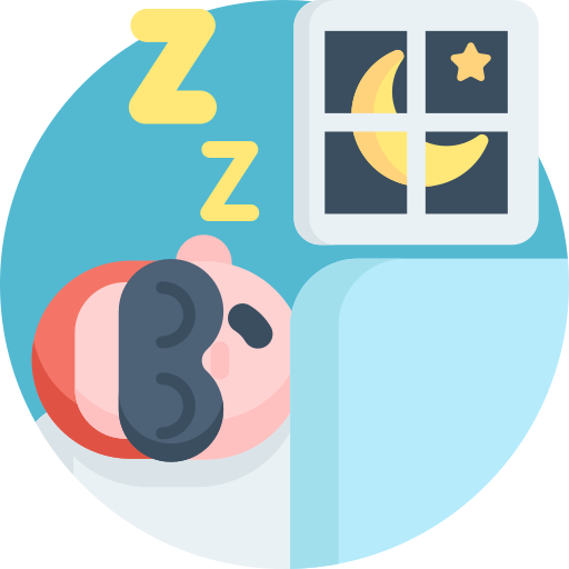 dormir Detailed Flat Circular Flat icono