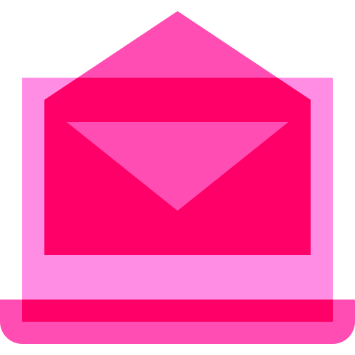 e-mail Basic Sheer Flat ikona