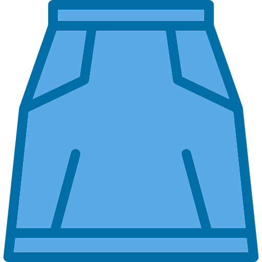 Skirt Generic Blue icon