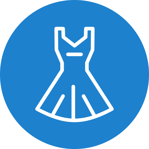woman clothes Generic Flat icono